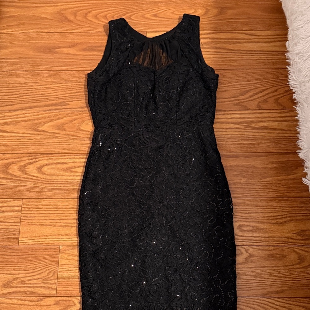 Elegant Black Sleeveless Dress